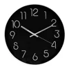Simple Modern Fashion Design Thin Frame Colorful Sheet Deep Black Wall Clock