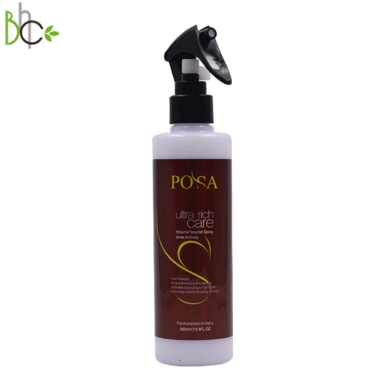 high quality Silicone Free hair care Deep heat protection treatment Hydrating hair Spray