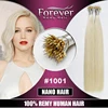 26inch 1g/s forever remy hair double drawn OEM nano bead human hair extensions