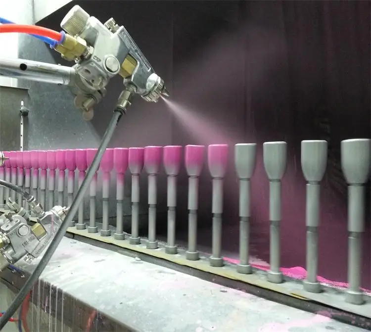 Latest Electrostatic Automatic Uv Spray Coating Line For Glass Bottles