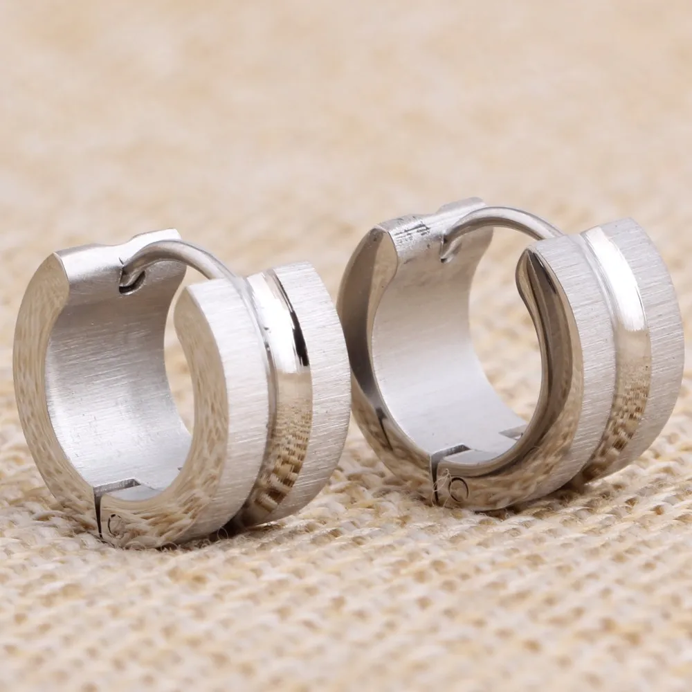 Hot Sale Stainless Steel Jewelry Wide Small Hoop Cheap Earrings Buy