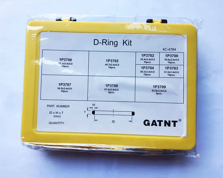 Cat Excavator Dring Kit / D Ring Seal Box 1p3706 1p3705 1p3702 1p3700