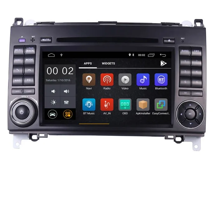 Discount 7"IPS android 9.0 car gps navigation for Mercedes-benz B200 W169 A160 Viano Vito wifi 3g bluetooth steering wheel control radio 0