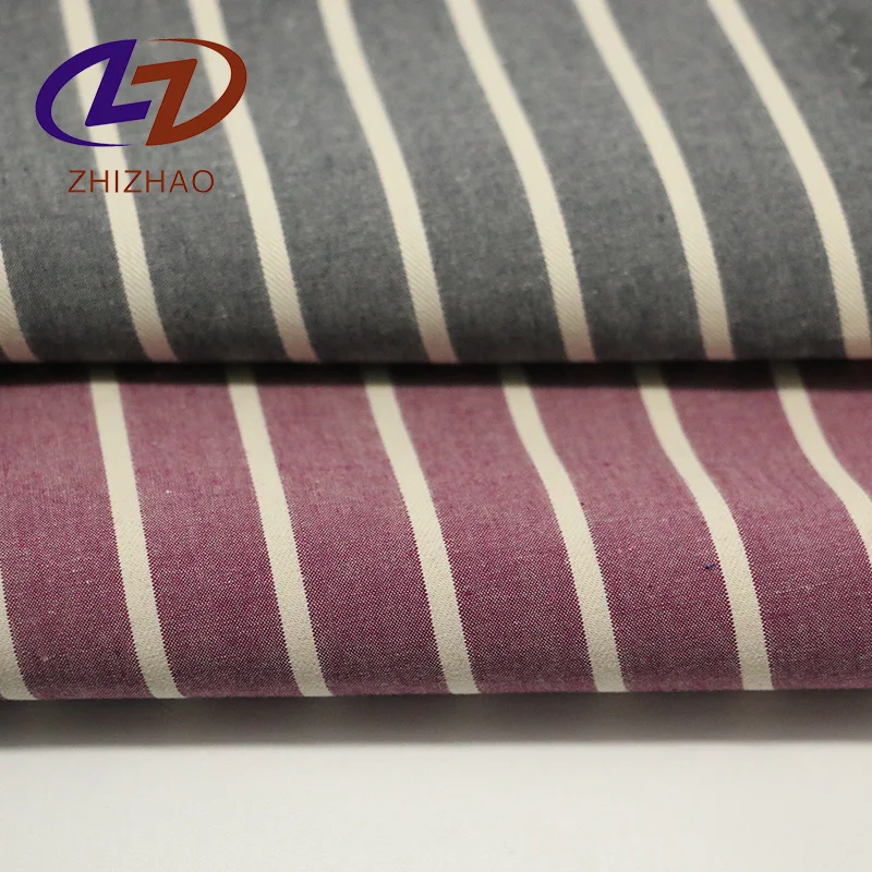 100c Stripe Cotton Fabric Roll With Woven For Home Textile Buy