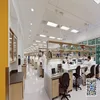 acoustic fire proof ceiling complete with T-grid