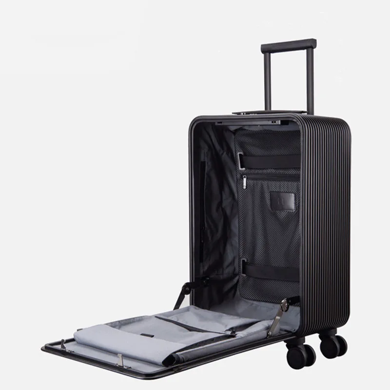 Wholesale Hard Side Travelling Check In Trolley Luggage Aluminum Metal ...