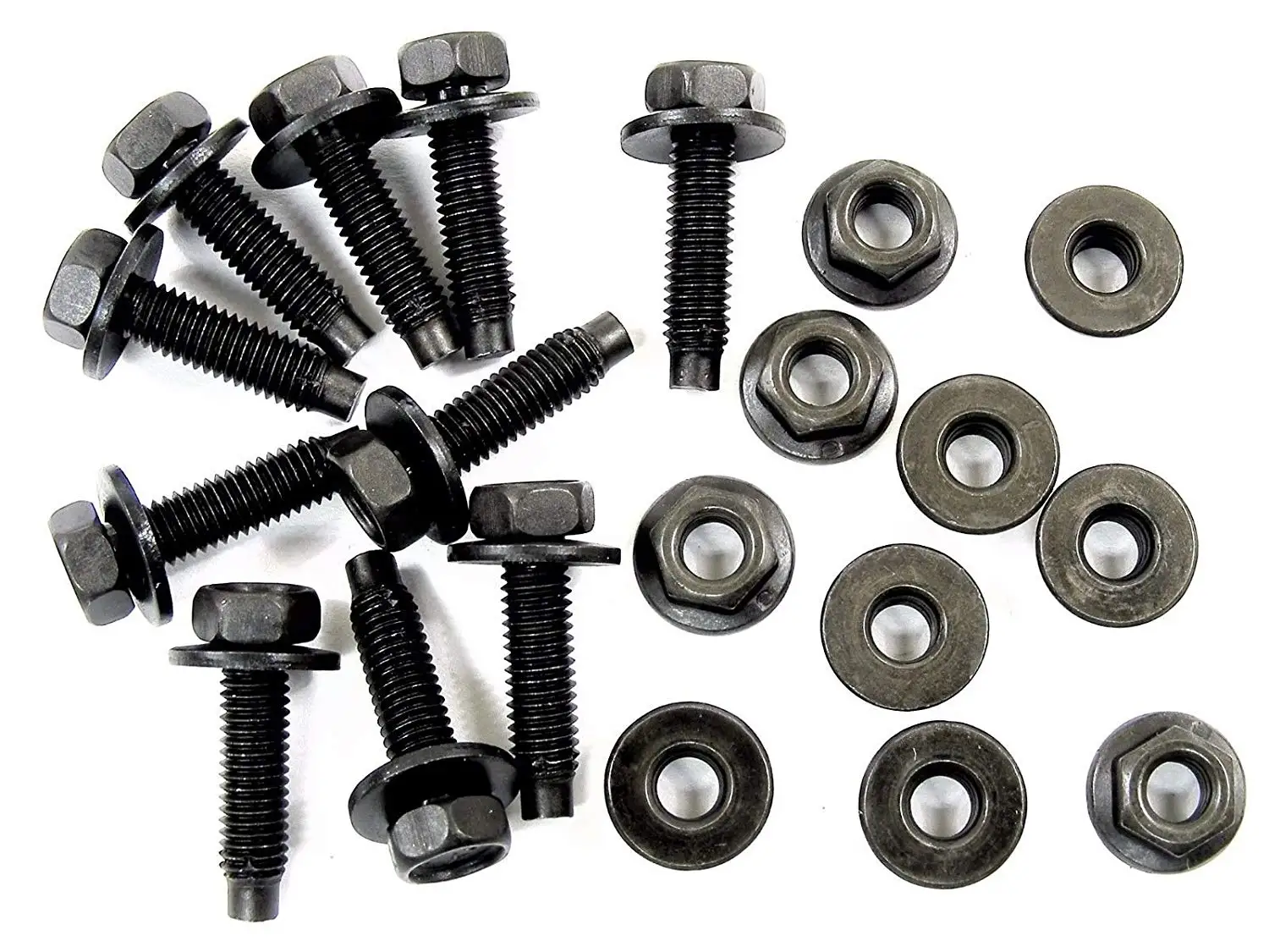 M6 x 18mm FLANGE BOLTS 4 PIECES BOLTS FOR 150cc GY6 MOTORS ON CHINESE SCOOTERS