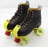 BIGBANG good quality cowhide leather pu wheel UK market quad roller skate wholesale