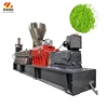 Three Screw Plastic Particles Extruder Plastic Product Making Machines