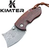Small VG10 Damascus Razor Folding Pocket Knife Support Custom Logo FBA Drop Shipping Rosewood Handle EDC Camping Hunting Knife