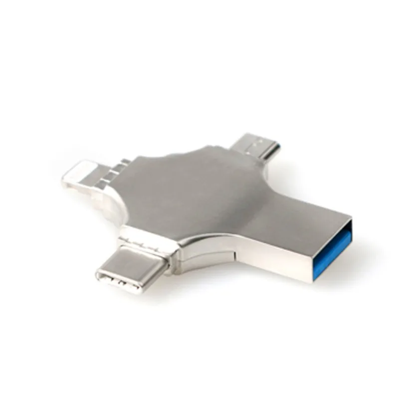 Otg Usb Flash Memory 4 In 1 Usb Flash Drive Micro Mobile Phone Pen Drive - ANKUX.COM