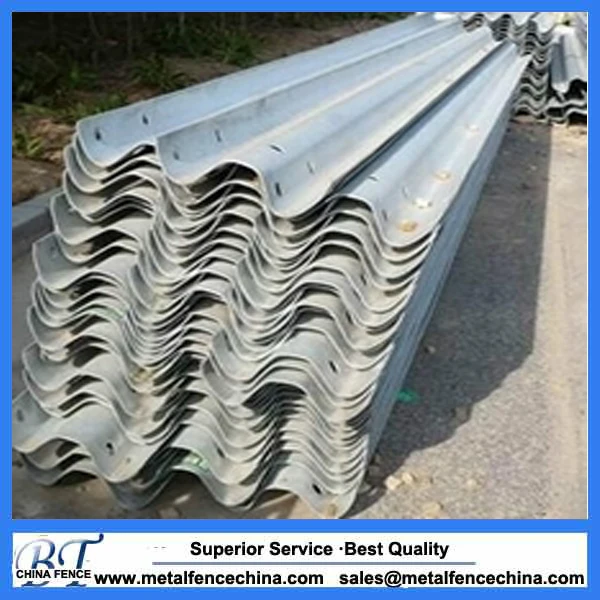 W Beam Guard Rails Protecting road used safety steel Highway Guardrail