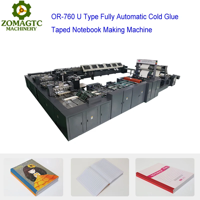 Or760 U Type Fully Automatic Hot Melt Glue Book Binding Machine Price Buy Glue Book Binding
