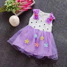 girl dress 2016 summer floral baby girl dress princess tutu dress 5 color for 1 4