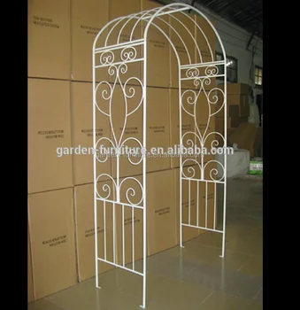 Best Quality Modern Type White Wedding Garden Arch Wrought Iron Best Quality Modern Type White Wedding Garden Arch Wrought Iron Metal Arches