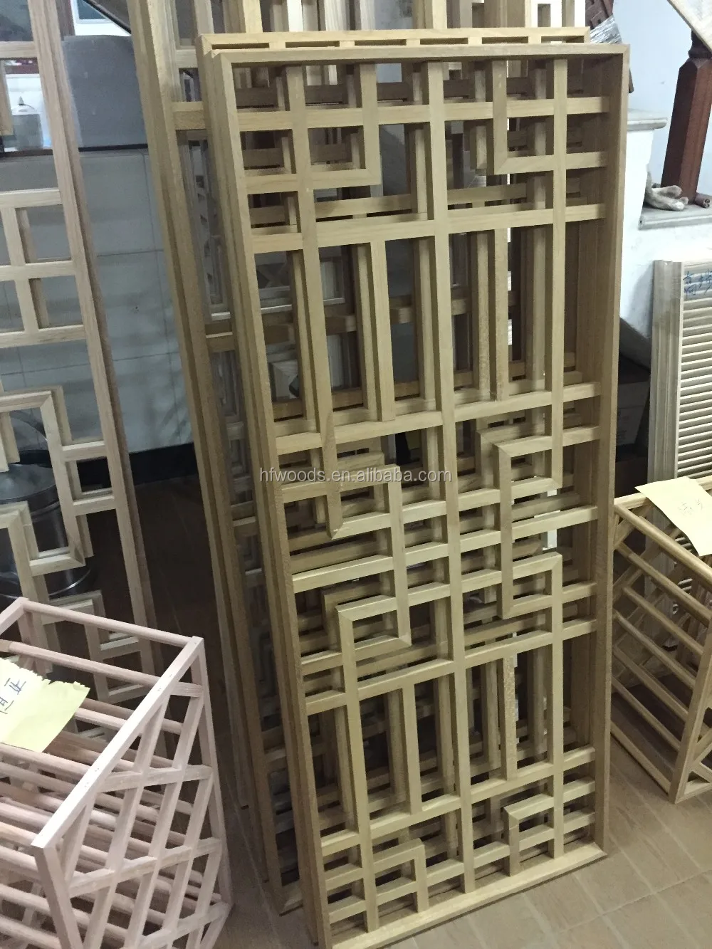 Mass Production Wooden Screen Room Divider Restaurant Wall Divider