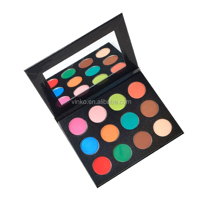 Make Your Own Brand High Quality 12 Color Professional Custom Eyeshadow Palette