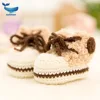 Comfortable Baby Crochet Shoes Cheap Yarn Handmade Baby Shoes