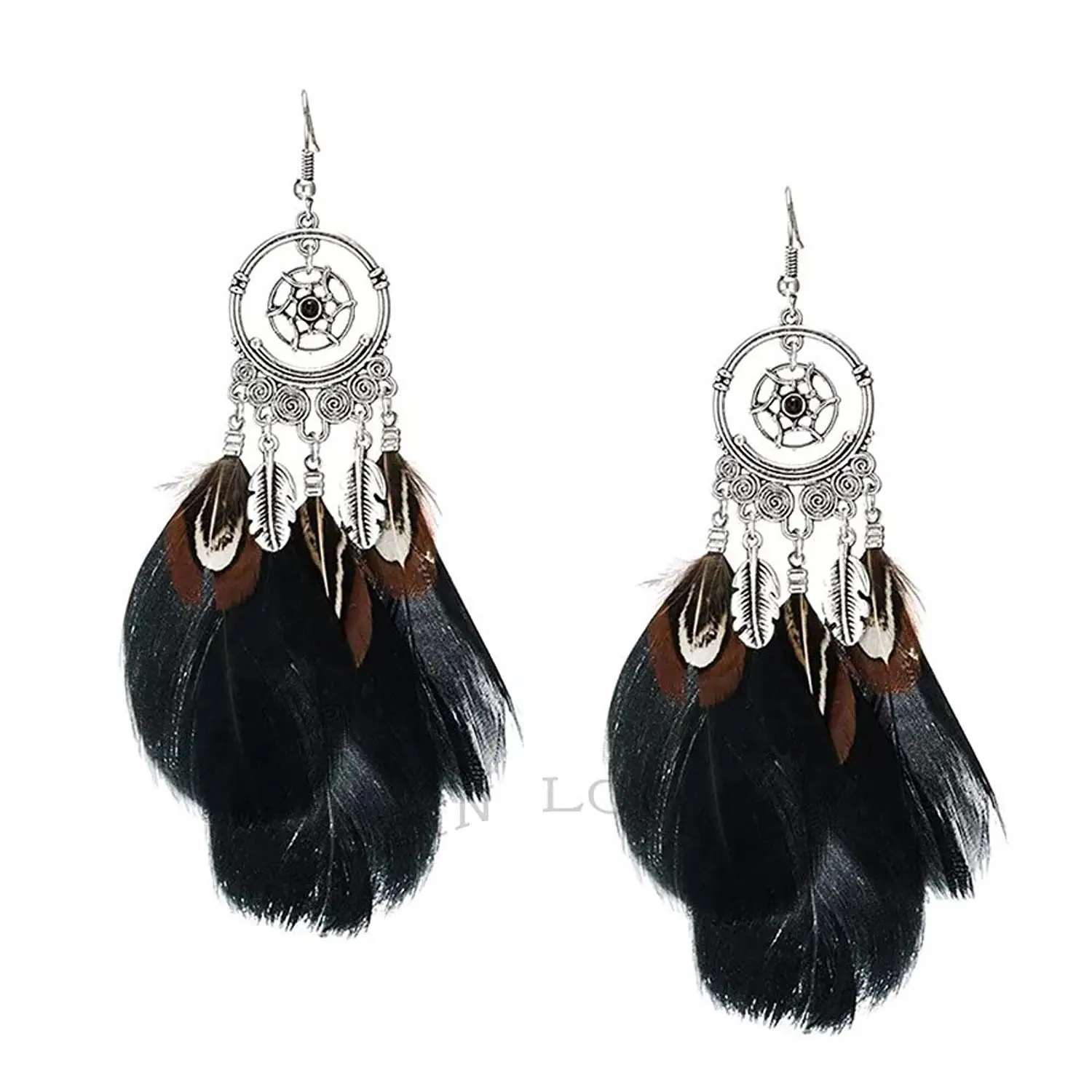 Indian Feather Earrings Find Deals On Get Quotations Indian Feathers Retro Style Alloy Hollow Out Sculpture Fluffy Feather Pendant Earrings