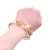 Shell Pendant Bracelets for Women Seashell Jewelry with Faux Pearl Shell Charm Cuff Bracelet Ocean Bangle