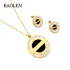 Hot Sale Online Fashion Accessories SS Jewelry Set Women's Stainless Steel Gold Jewelry