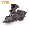 OEM Friendly zinc alloy black nickle 3D train song music instrument lapel pin