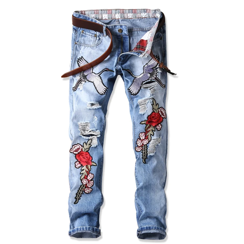 Pantalones Vaqueros Bordados Para Hombre,Calcomanías De Alta Gama,Estilo  Diario,Venta Al Por Mayor - Buy Calcomanías Vaqueros Skinny,Diario De  Estilo Pantalones Vaqueros Jeans Hombre,De Gama Alta Pantalones Product on  Alibaba.com