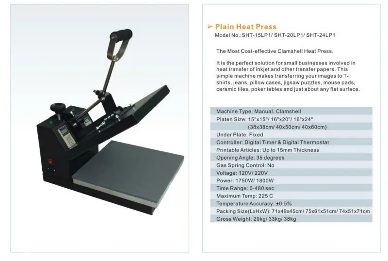 lowest price t-shirt heat press machine heat press machine for