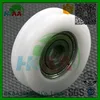 Round Groove Nylon Pulley Wheels Roller for Slide Gate Angle Bar Drawers