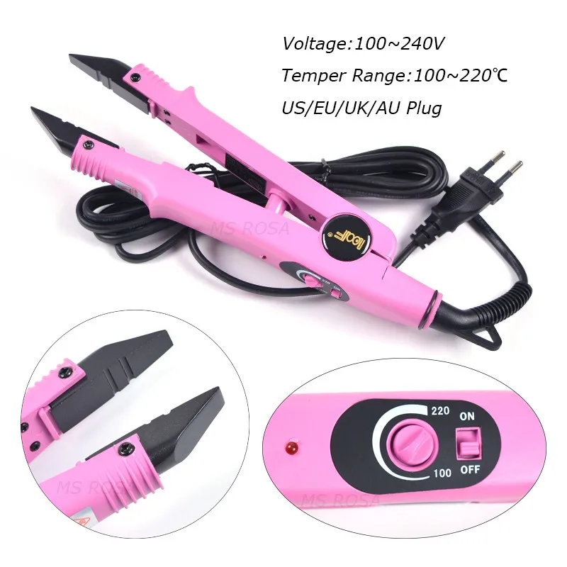 Loof Hair Extension Keratin Machine Eu Plug Iron Device Bonding Extension Hair Fusion Tools