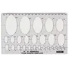 C66 COX Taiwan Office and School Drawing Ruler Ellipse Measuring Template