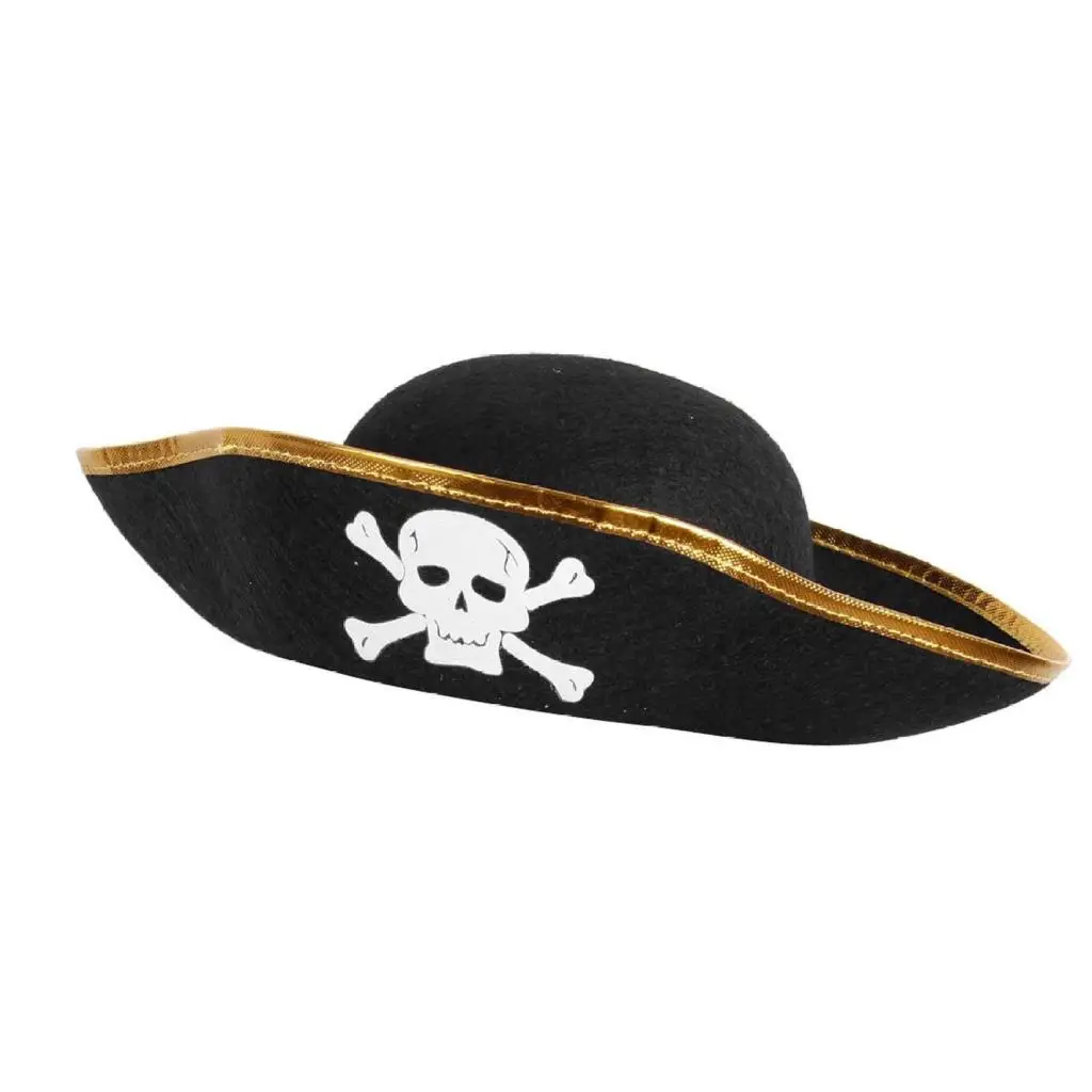 5 Pack Unisex Dressing Up White Skull Pattern Pirate Bucket Hat Cap