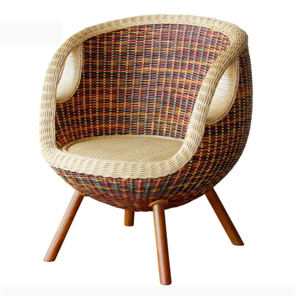 Buy SEEKSUNG Chair, Handmade Pe Rattan Woven Chair, Multi-Function