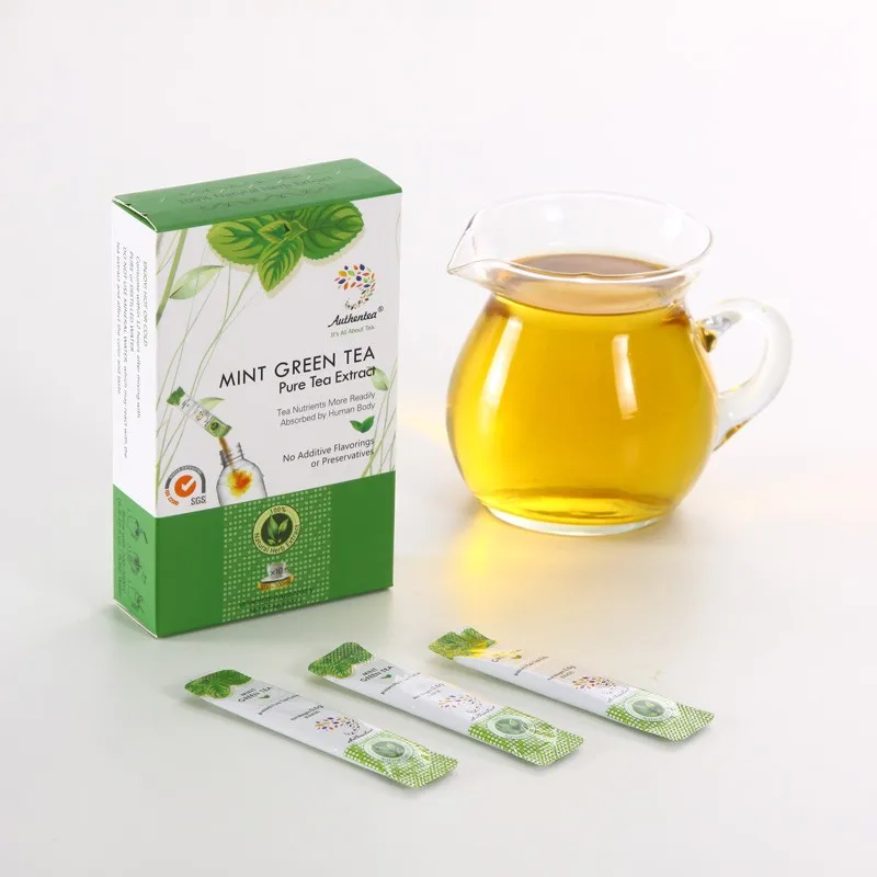 mint green tea 10 sachets