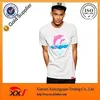 chest pink dolphin design cheap white t shirts in bulk , t shirts bulk buy , xxl white t shirts