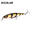 ALLBLUE New Style JERKBAIT 100SR Floating Minnow Fishing Lures 14.1g 100mm Hard Artificial Bait 0.8-1.2m Pesca Fishing Tackle