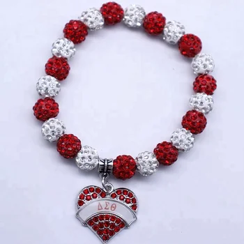 red crystal bracelet