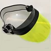 Fashion green Mirror Sunglasses visor cap