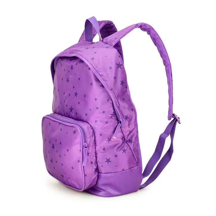 Plain Purple Twill Nylon Waterproof Girls Bagpack School Backpack For Adults Buy Women Nylon