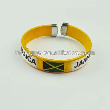 Country Flag Wristbands Jamaica Bracelets Country Flag Wristbands Jamaica Bracelets