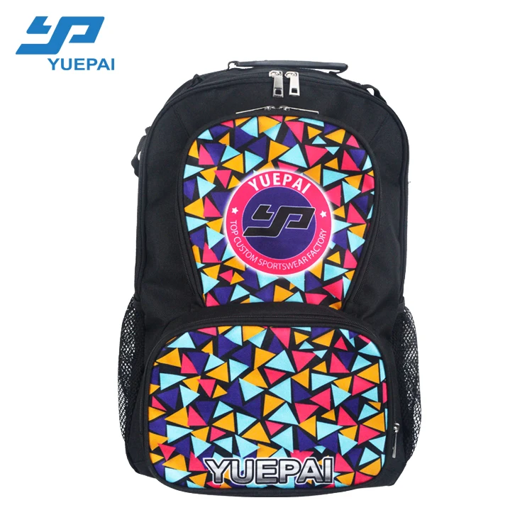 Custom Printing fashion outdoor waterproof travelling sport school backpack bag