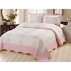 Wholesale 200gsm 50% polyester 50% cotton colourful embroidery bedspread