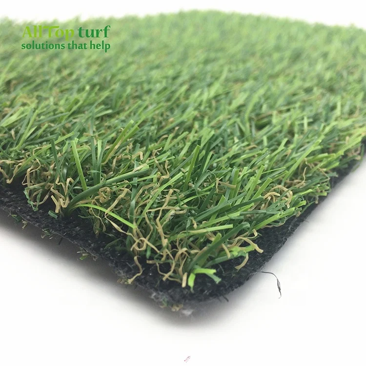 Leading artificial turf factory PP+net+SBR latex or other backing available landscape artificial turf grass