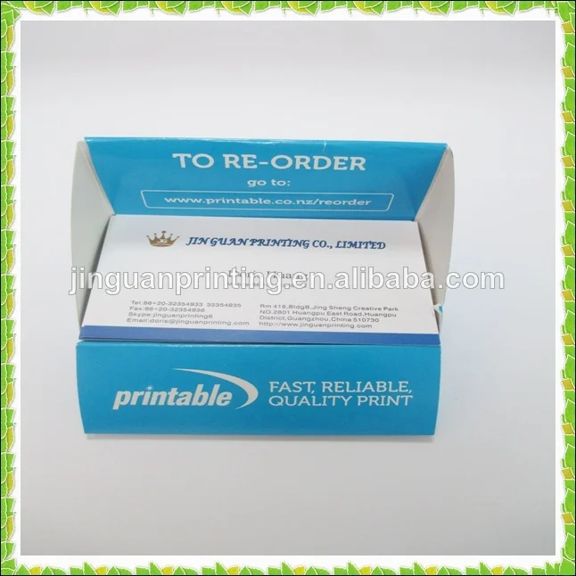 Custom Printed Business Card Box Business Card Paper Packaging Box