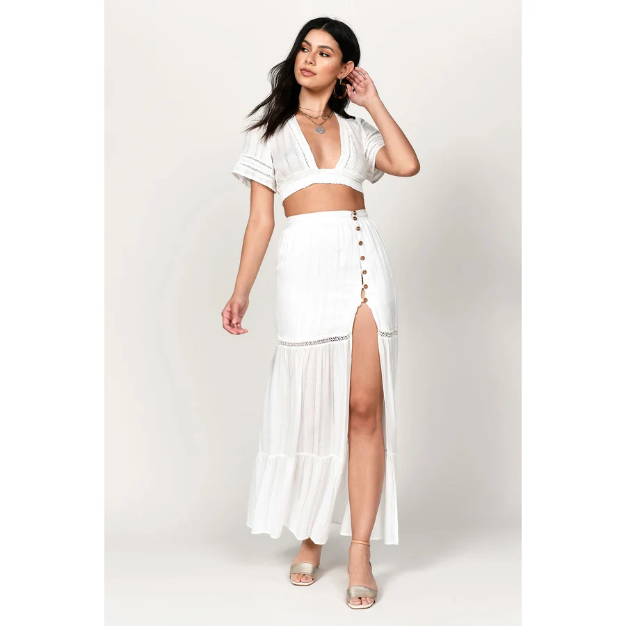 side slit maxi top