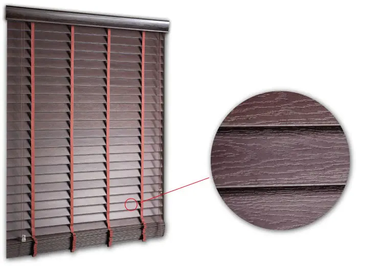 Remote Control Automatic Faux Wood Blinds Motorized Blind