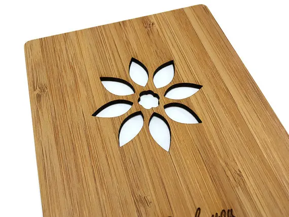   laser cut Personlised Engraved wooden wedding invitation card  wood ornaments