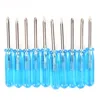 45mm Phillips Slotted Cross Head Mini Plastic Handles Screwdriver Set for Gift