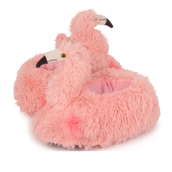 Flamingo Design Indoor Slipper Plush 