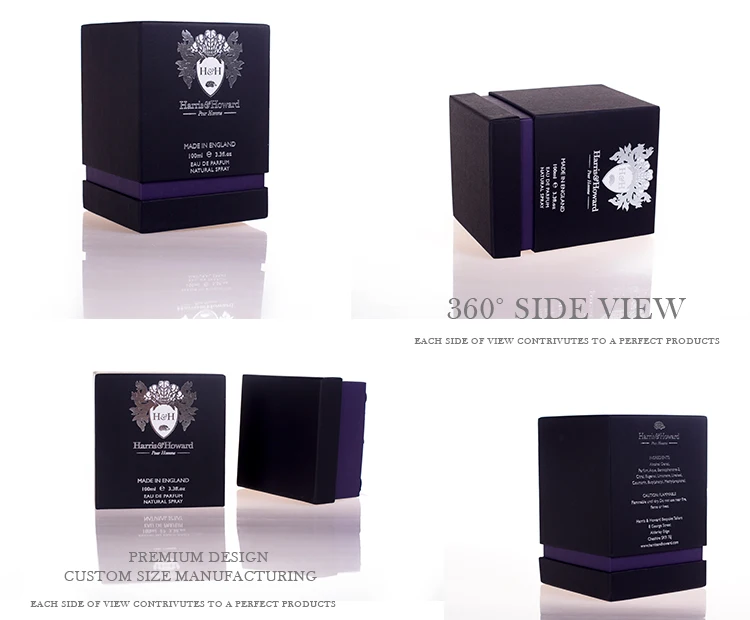 Luxury Custom Logo Printed Perfume Box Design Paper Gift Packaging